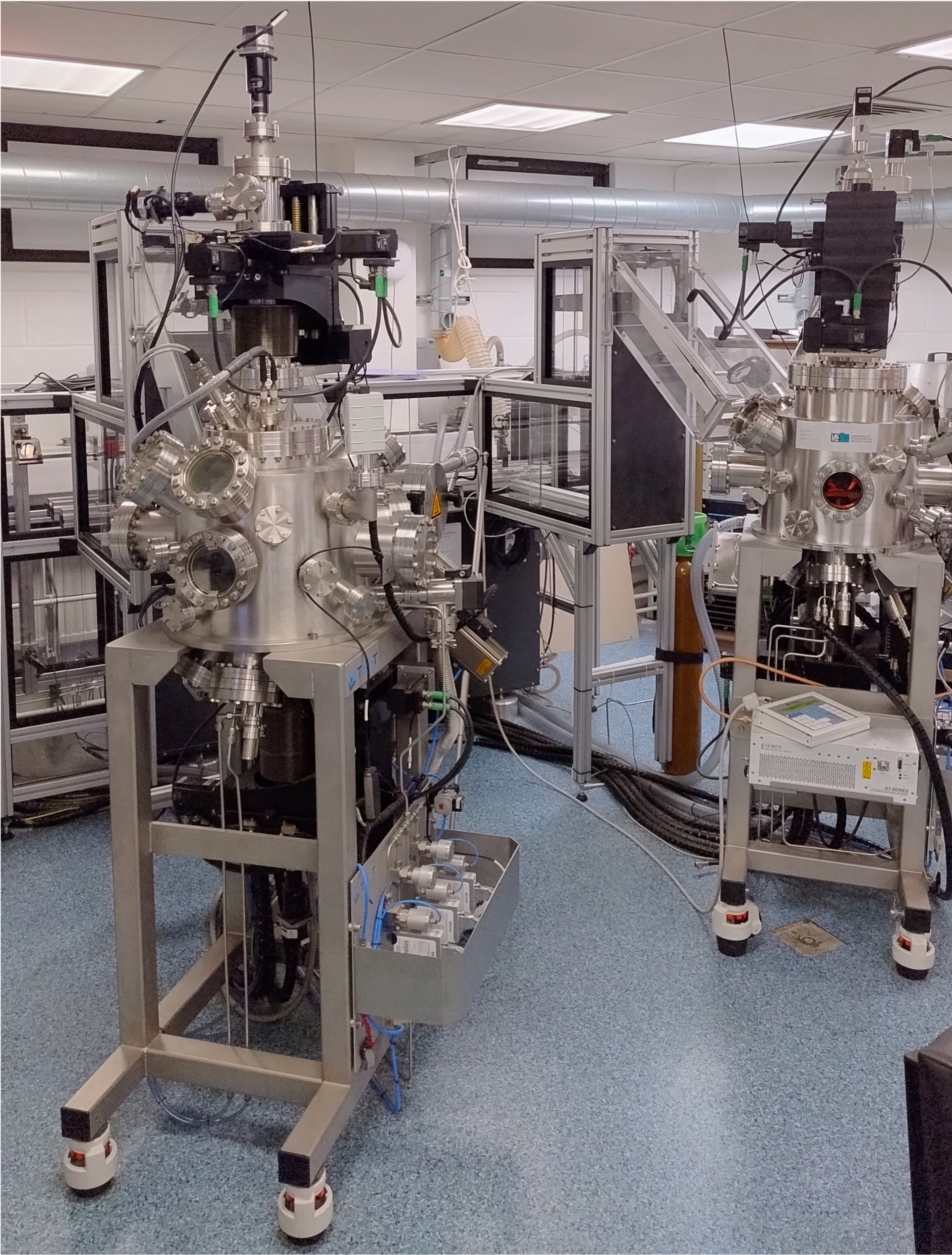 Thin film growth of novel superconductors for quantum devices