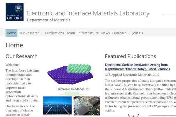 Electronic and Interface Materials Laboratory