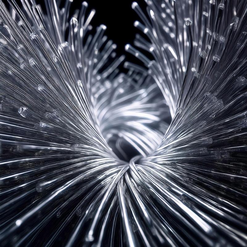 Artistic representation of B/N/C or SiC fibres. (Adobe Firefly-generated image) Artistic representation of B/N/C or SiC fibres. (Adobe Firefly-generated image)