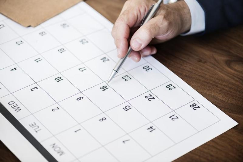 Marking deadline in calendar