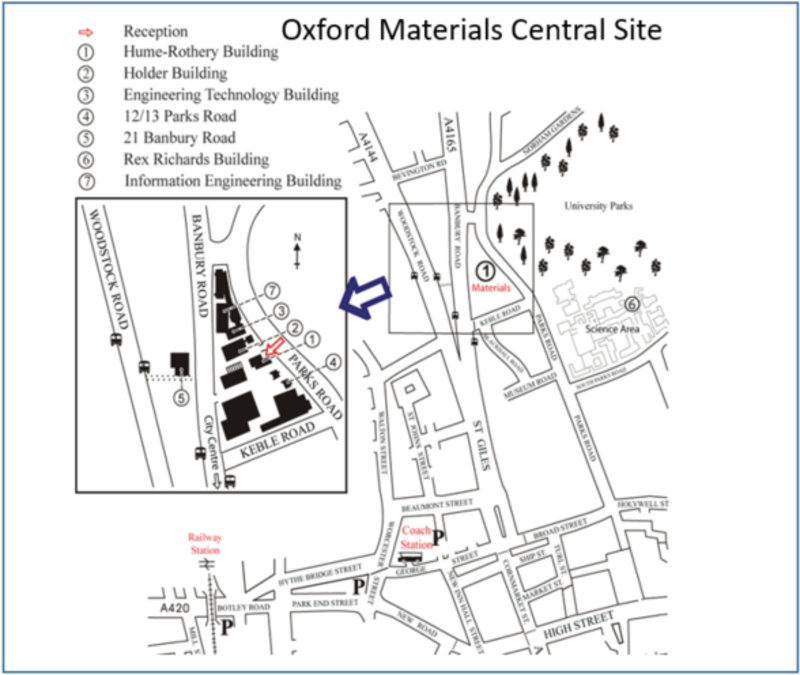 Oxford Materials Central Site Map